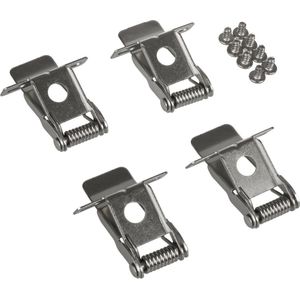 Maclean MCE544 4x veerklemmen montageset voor LED-paneel montageset inbouwkit bevestigingsmateriaal
