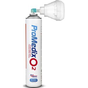 Draagbare zuurstofinhalator in een blik 99,4% O2 12L Promedix PR-994