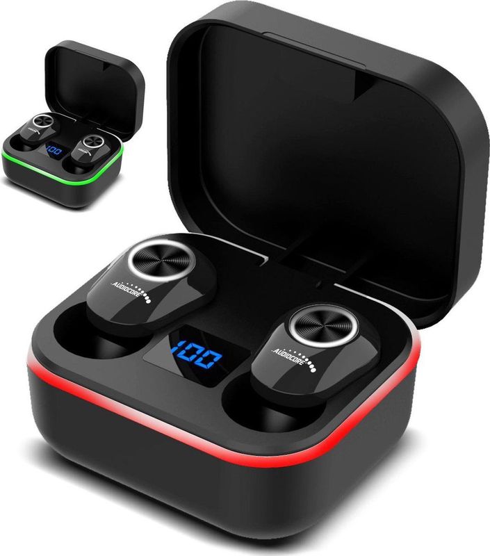 Audiocore AC580 TWS Bluetooth In-Ear Hoofdtelefoon - Draadloze Oortelefoon met Microfoon en Touch-Technologie