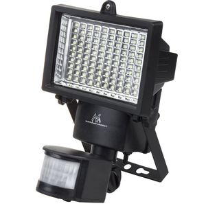 Maclean - Solar  LED Lamp - Spotlight met bewegingssensor - IP44 6W 360 Lumen 6000K