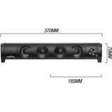 Audiocore - 2 in 1 2.0 PC luidspreker met Soundbar functie