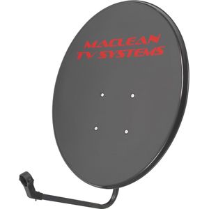 Maclean - Satellietschotel  TV System - Gefosfateerd Staal - Grafiet - 65cm - MCTV-926