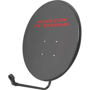 Maclean - Satellietschotel  TV System - Gefosfateerd Staal - Grafiet - 80cm - MCTV-928