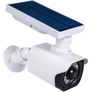 Zonne dummy camera | Knipperende LED | Bewegingssensor | LED-verlichting - met sticker SOL1800S