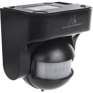 Maclean - LED-lamp met bewegingsmelder | 800/1200W - IP44 - Zwart