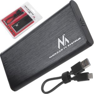 Maclean USB 3.1 Harde Schijf Behuizing - M.2 NVMe NGFF - Aluminium