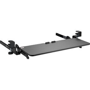 Maclean - Toetsenbordhouder - Zwart - Max. 5kg - 67x24cm