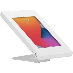 Maclean MC-475 Tablethouder met diefstalbeveiliging voor tafel of wandmontage, compatibel met iPad/iPad Air/iPad Pro, Samsung Galaxy Tab A/Tab A7/Tab S6 Lite (wit)
