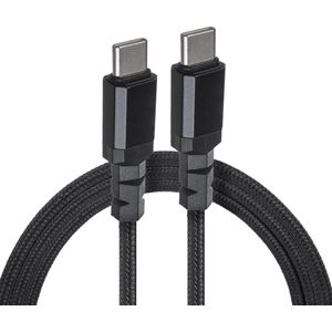 Maclean- 2x Kabel USB-C 15W - 3A- 1m - Zwart