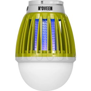 Noveen - Elektrische Muggenlamp - Vliegenlamp - Muggenlamp - Insectenlamp - Insectenlamp met UV-licht - Insectenverdelger – 5 Watt / 1000 Volt