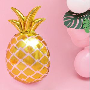 Aluminium gele ananas ballon