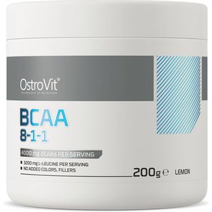 Aminozuren - OstroVit BCAA 8-1-1 200 g - Citroen