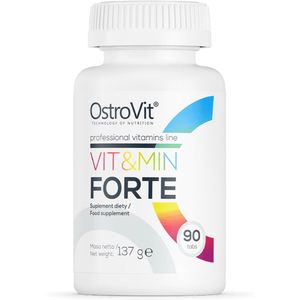 Vitaminen - Vitaminen & Mineralen FORTE - 90 Tabletten - OstroVit -