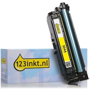 123inkt huismerk vervangt HP 504A (CE252A) toner geel