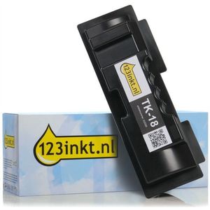Kyocera - TK-18 - Toner - Zwart - 123inkt Huismerk - Hoge Capaciteit 8000 Afdrukken