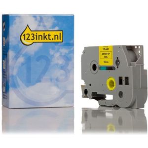 123inkt huismerk vervangt Brother TZe-641 tape zwart op geel 18 mm