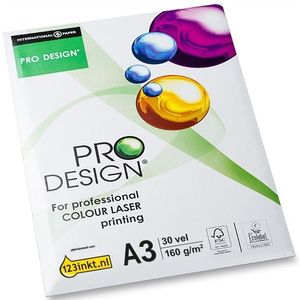 Pro-Design papier 1 pak van 30 vellen A3 - 160 g/m²