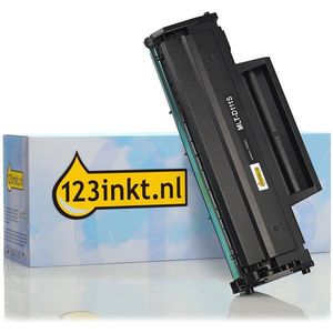 123inkt huismerk vervangt Samsung MLT-D111S (SU810A) toner zwart