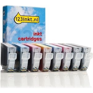 Canon CLI-42 multipack BK/C/M/Y/PC/PM/GY/LGY Inktcartridge (123inkt huismerk)