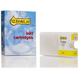 Epson T7894 inktcartridge geel extra hoge capaciteit (123inkt huismerk)