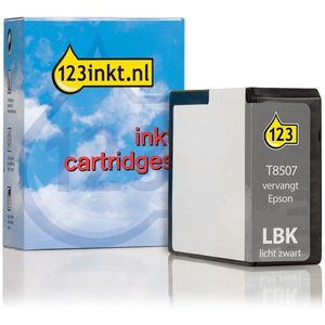 Epson T8507 inktcartridge licht zwart (123inkt huismerk)