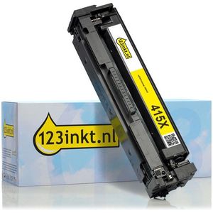 123inkt huismerk vervangt HP 415X (W2032X) toner geel hoge capaciteit