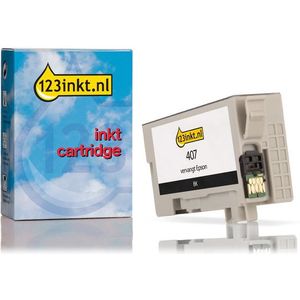 Epson 407 (T07U1) inktcartridge zwart (123inkt huismerk)