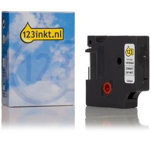 Dymo 1978364 tape zwart op wit 12 mm (123inkt huismerk)
