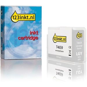 Epson T46S9 inktcartridge licht grijs (123inkt huimerk)