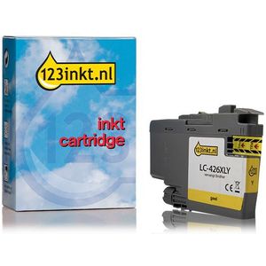 123inkt huismerk vervangt Brother LC-426XLY inktcartridge geel hoge capaciteit