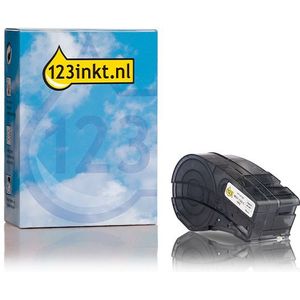 123inkt huismerk vervangt Brady M21-125-C-342 tape krimpkous zwart op wit 6,00 mm x 2,10 m