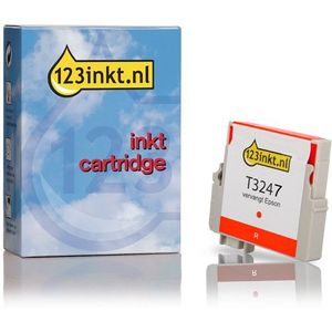 Epson T3247 inktcartridge rood (123inkt huismerk)