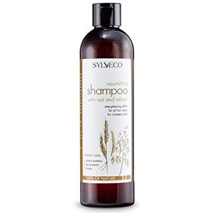 SYLVECO Shampoo met haver en tarwe 300 ml - haarshampoo voor haarverzorging - natuurlijke cosmetica voor vrouwen en mannen
