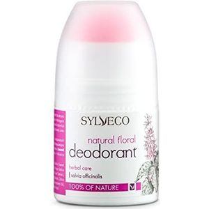 SYLVECO Bloem deodorant roller. Natuurlijke cosmetica voor vrouwen en mannen. Maat 50ml