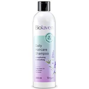 BIOLAVEN Versterkende shampoo 300 ml - haarshampoo voor haarverzorging - veganistische natuurlijke cosmetica voor vrouwen en mannen