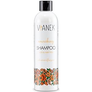 VIANEK voedende shampoo. Haarshampoo voor haarverzorging. Natuurlijke cosmetica voor vrouwen en mannen. Maat 300 ml
