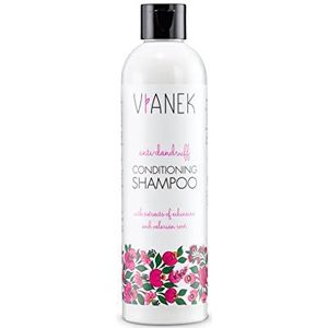 VIANEK Anti-roos shampoo. Haarshampoo voor haarverzorging. Vegan natuurlijke cosmetica voor vrouwen en mannen. Maat 300 ml