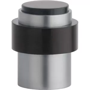 Relaxdays 4x Deurstopper Zwaar Deurstop Rvs Deurbuffer Deurvastzetters Rubber 598881307