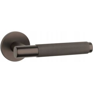 MOLINIA - Deurkruk - Bruin Bronze Aprile - Zamak - Rond Rozet Brons