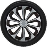 Fame - Mix - Wieldoppen Set - Zwart - 15 Inch - 4 Stuks