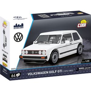 COBI - Volkswagen Golf GTI - Bouwset - Wit - 64 Bouwstenen - Schaal 1:35