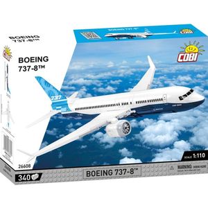 OBI - 26608 Modelbouw Vliegtuig - Boeing 737-8 - 340 Elementen - Schaal 1/110