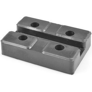 Dunlop - Beschermpad - Rechthoekig - Zwart - Kunststof