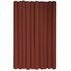 Interdruk - Crêpepapier rollen voor kinderen, knutselen en decoreren - Set van 10 spoelen (50 cm x 200 cm, 28 g/m²) - 27 bruin