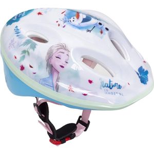 Disney Frozen 2 Fietshelm Verstelbaar Meisjes Wit/lichtblauw Maat 52-56 Cm