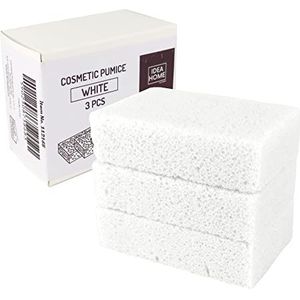 LEVIATAN 3-pack Cosmetische Puimsteen voor de Voeten Gemaakt van Kwarts van Hoge Kwaliteit voor Voetverzorging Compact Formaat van 8x5x2cm