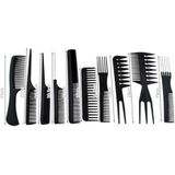 Soulima Professionele Kapperskammen - Set van 10 Stuks