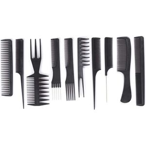 Soulima Professionele Kapperskammen - Set van 10 Stuks