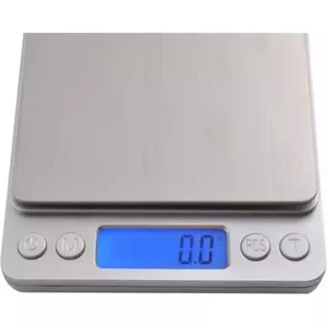 Uten Digitale keukenweegschaal, ultradun, multifunctioneel, roestvrij staal, levensmiddelenweegschaal, 5 kg, met lcd-display, brievenweegschaal, 9,25 x 6,50 x 1 inch