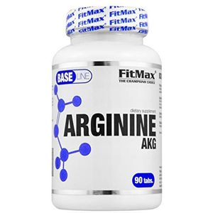 Fitmax Arginine AKG Pakket van 1 x 90 Tabletten - AAKG - Spierpomp en Extra Energie - 90 Porties